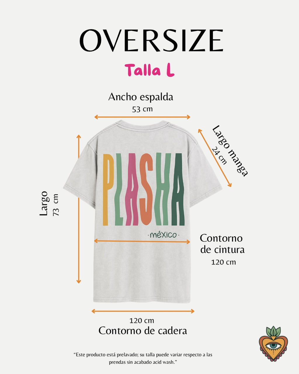 PLASHA ACID WASH gris