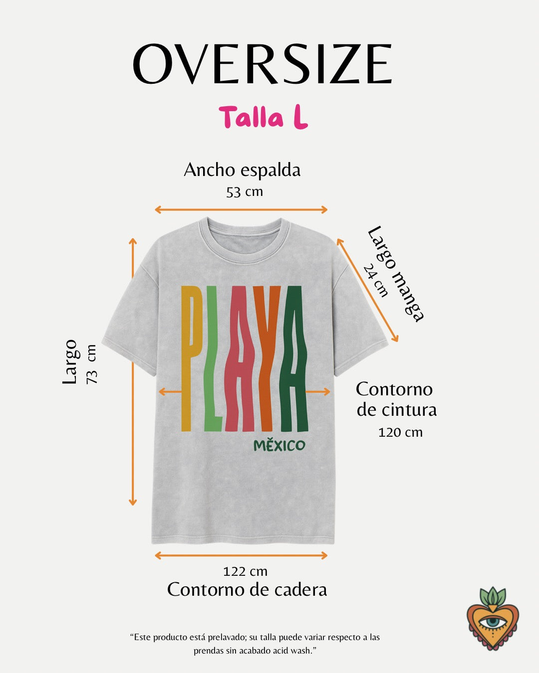 PLAYA ACID WASH Gris claro