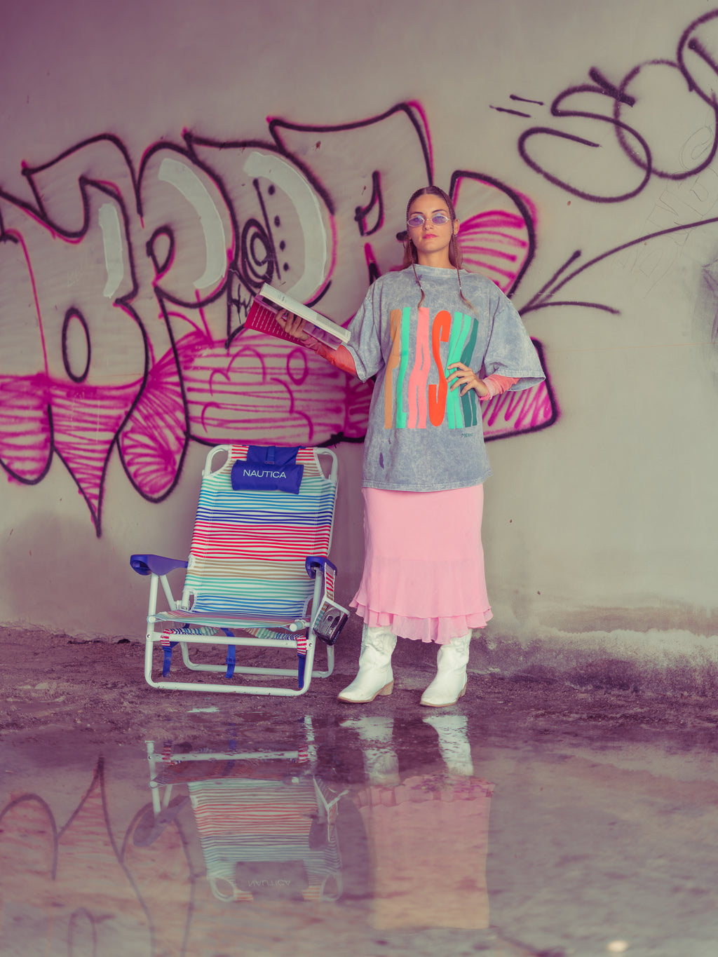 PLASHA ACID WASH gris