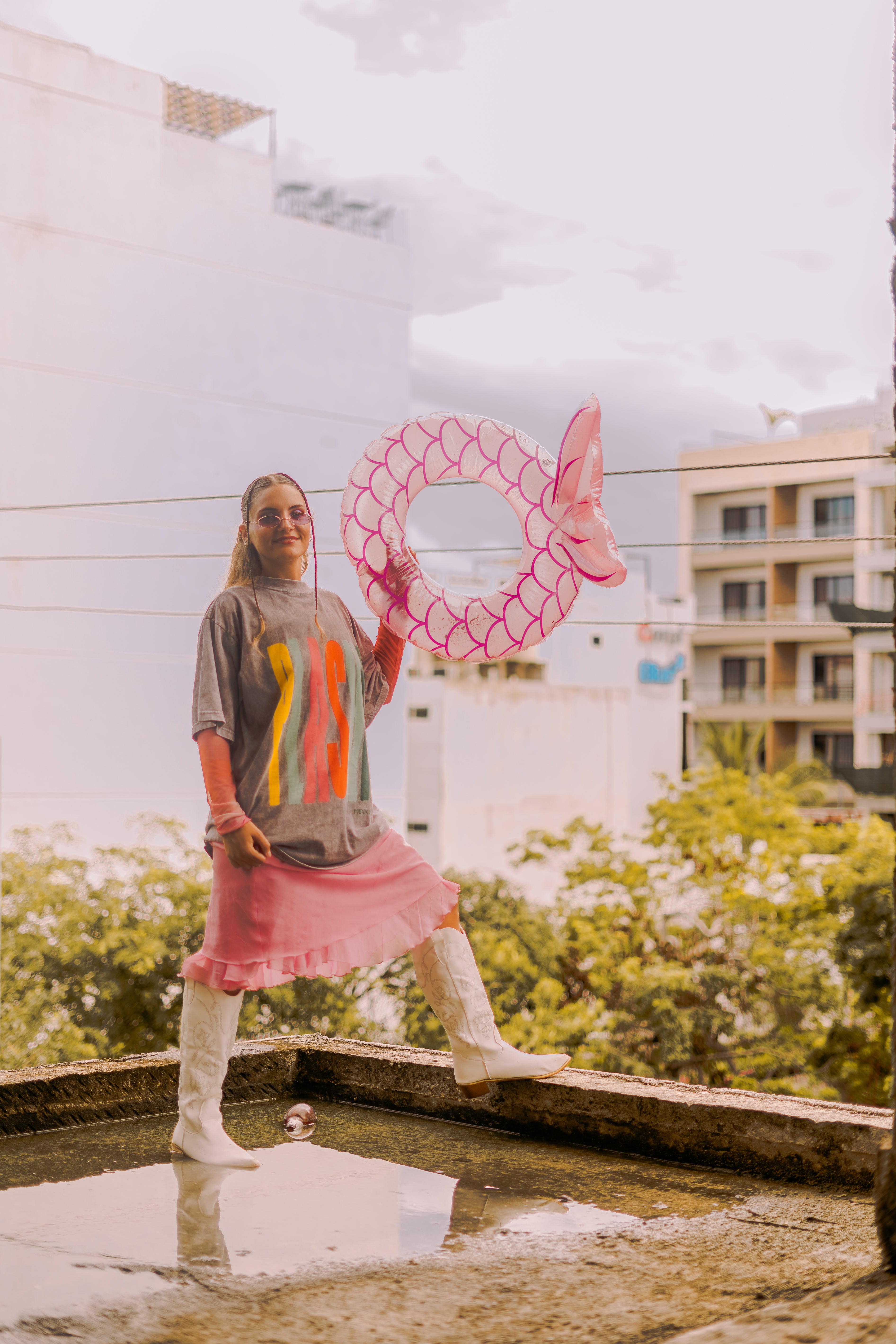 PLASHA ACID WASH gris