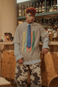 PLAYA ACID WASH Gris claro